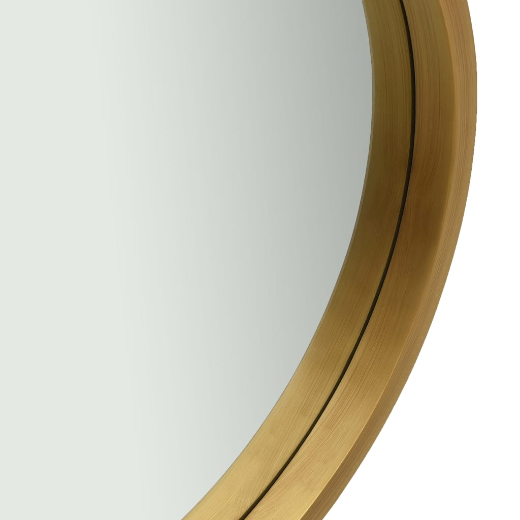 Wandspiegel mit Riemen 60 cm Golden