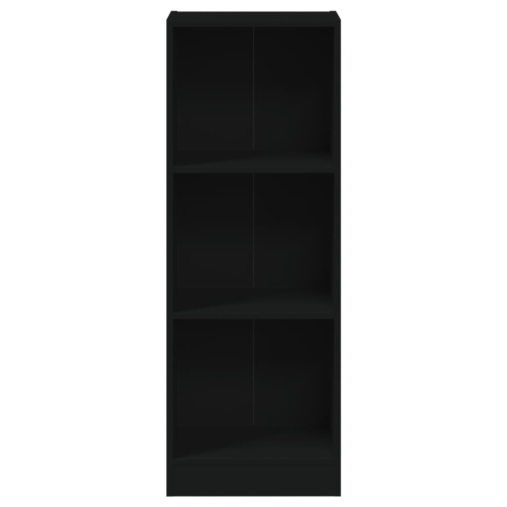 Bücherregal 3 Fächer Weiß 40x24x109 cm Holzwerkstoff