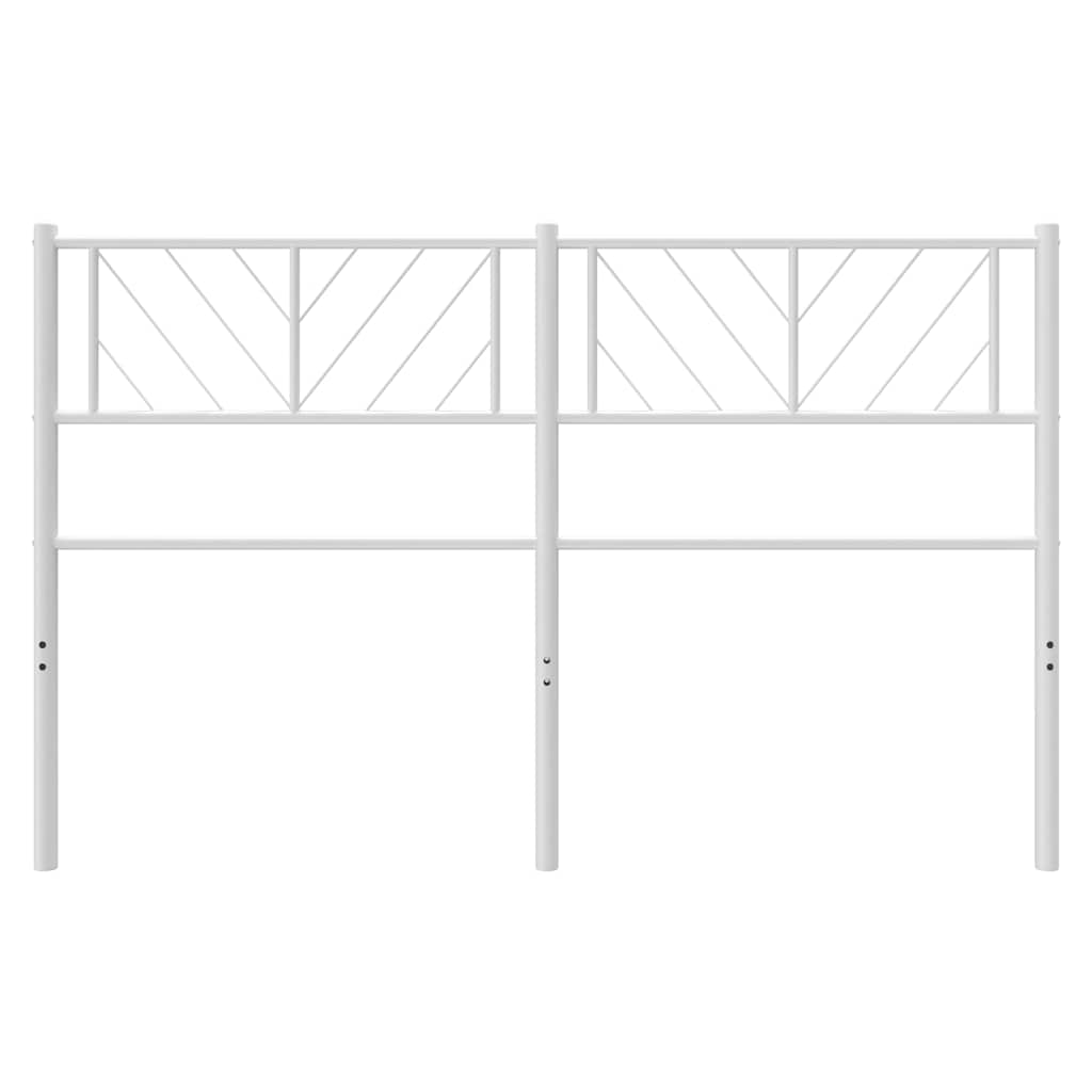 Ersatz-Kopfteil Metall Schwarz 100 cm