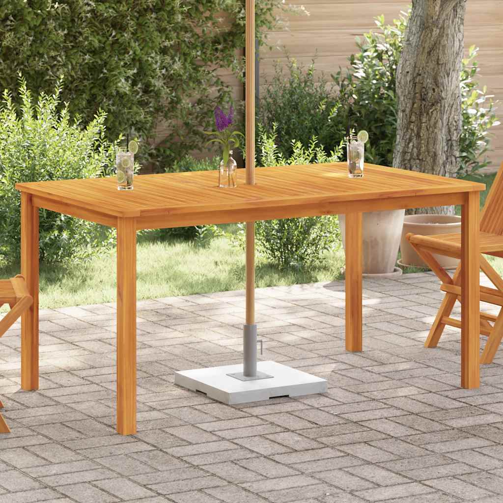 Garten-Esstisch 110x55x75 cm Massivholz Akazie