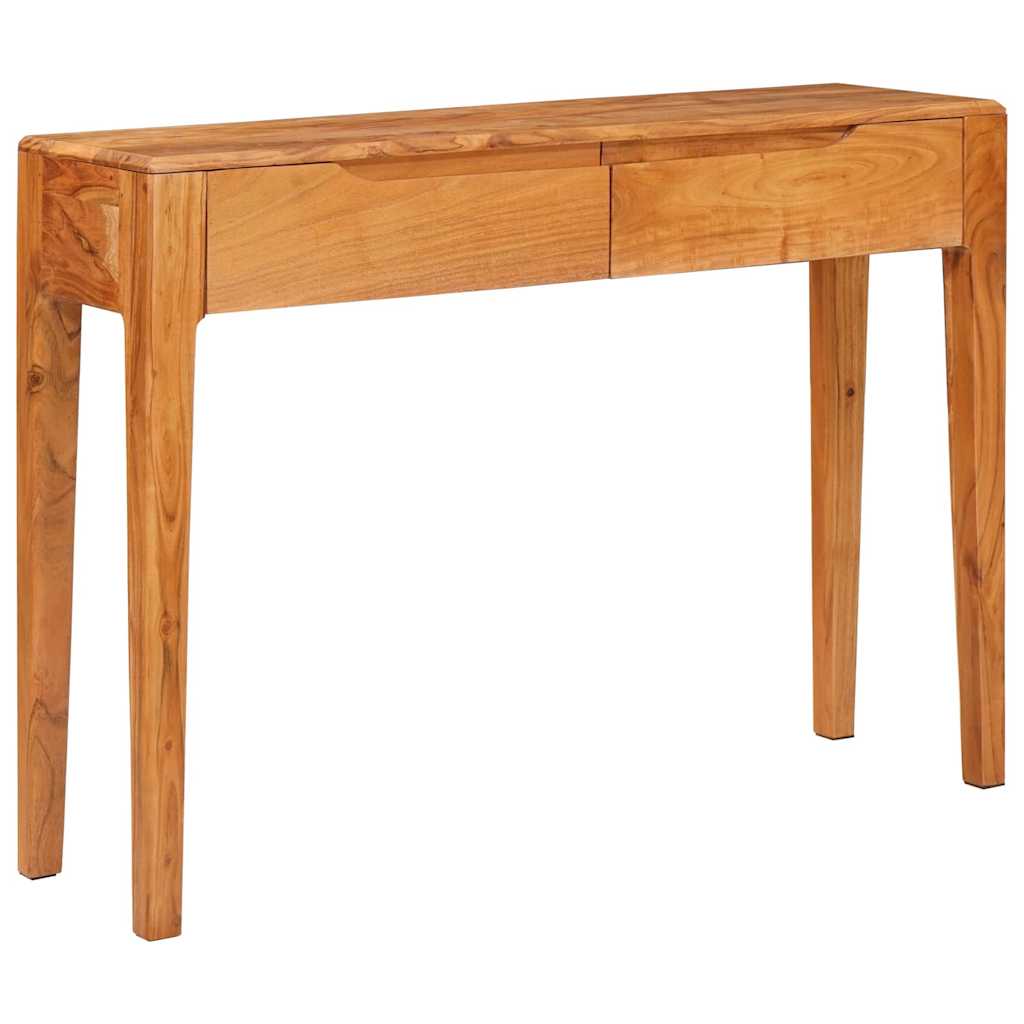 Konsolentisch Braun 110 x 30 x 80 cm Massivholz Akazie