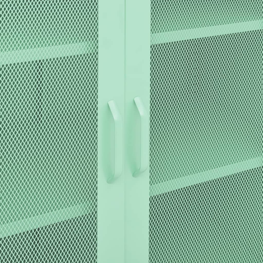 Lagerschrank Olivgrün 80x35x101,5 cm Stahl