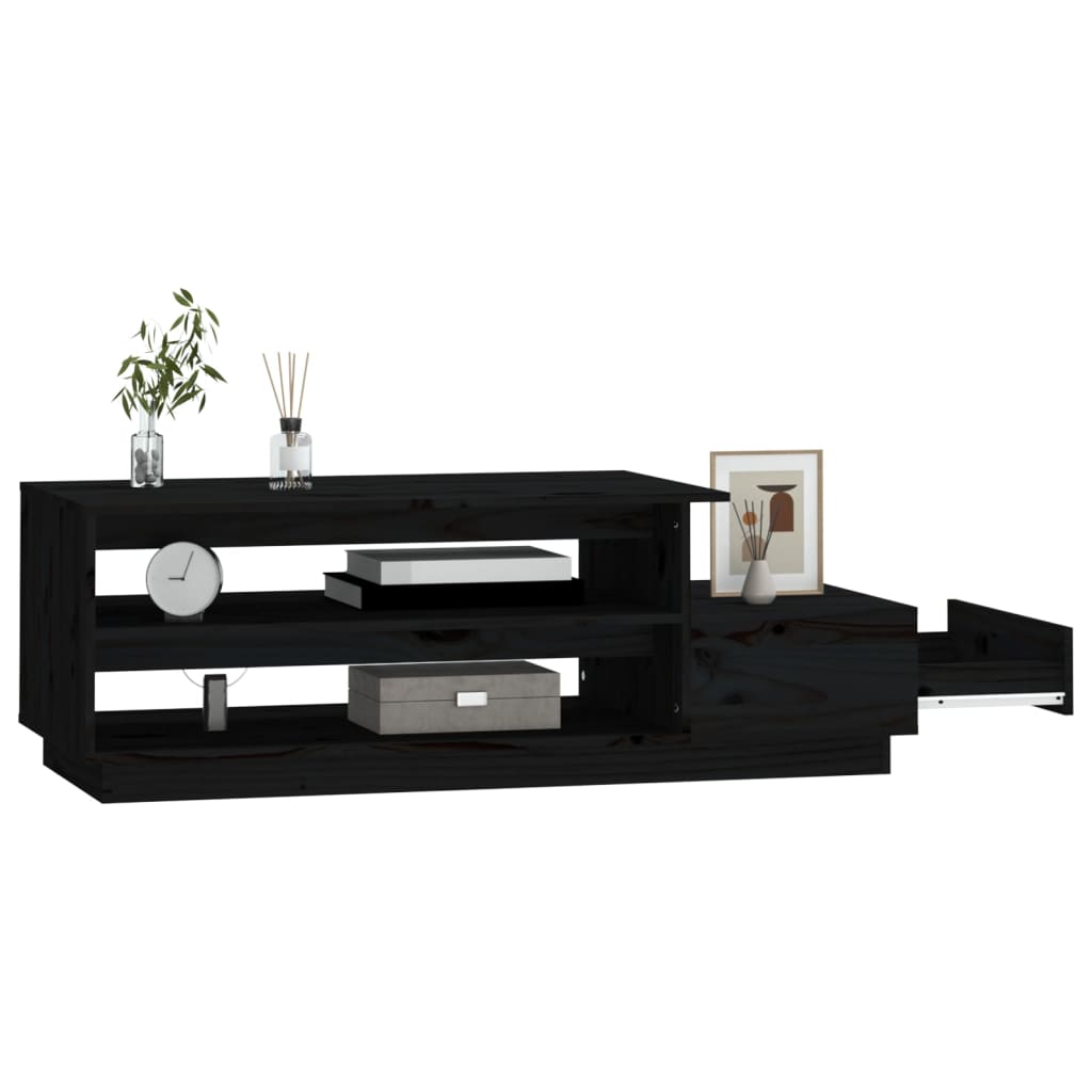 Couchtisch 120x50x40,5 cm Massivholz Kiefer
