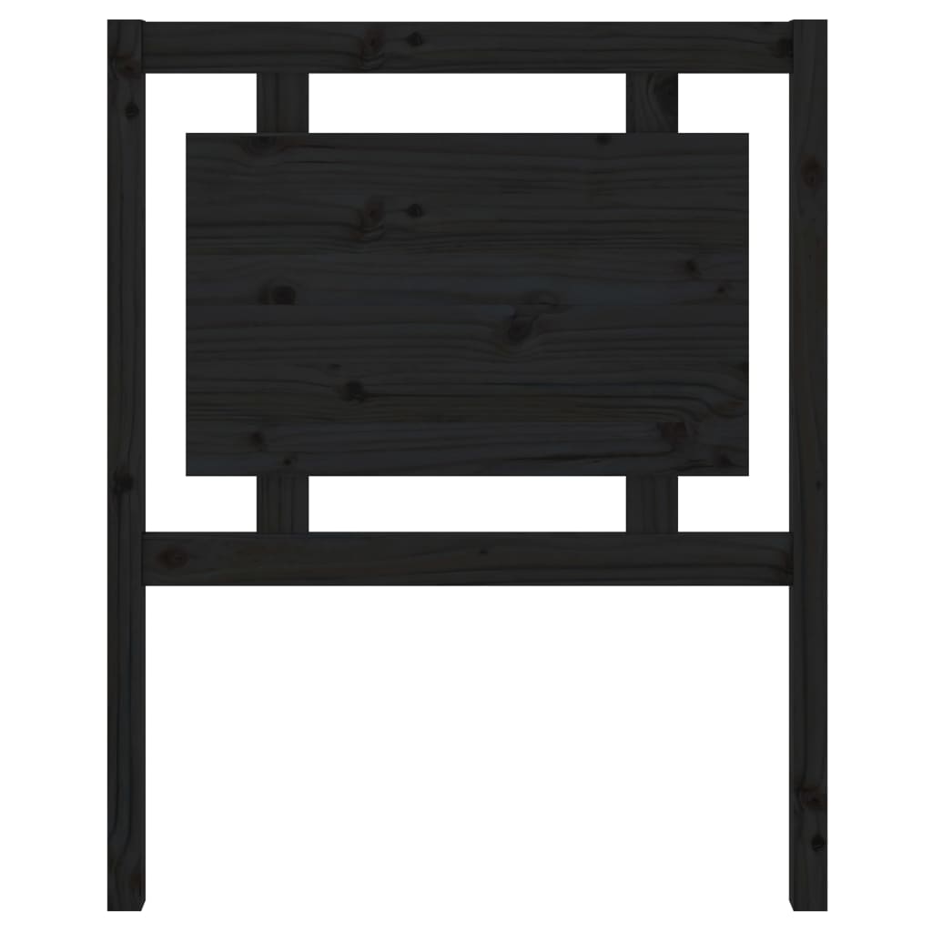 Kopfteil Grau 80,5x4x100 cm Massivholz Kiefer