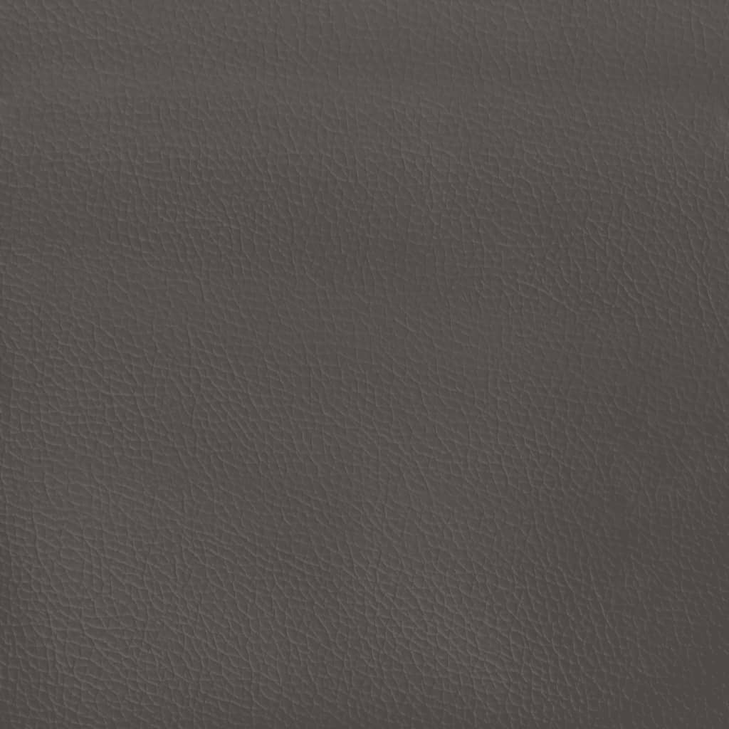 Taschenfederkernmatratze Mittel Schwarz 80x200x20 cm Kunstleder