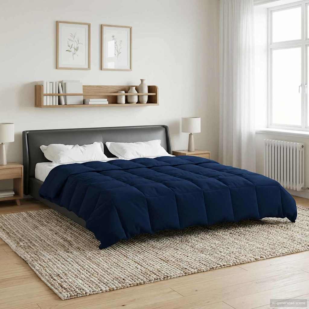 Ganzjahresbettdecke Anthrazit 135 x 200 cm Mikrofaser