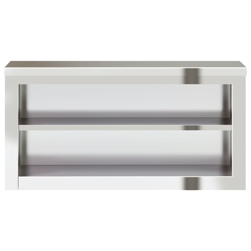 Küchen-Wandschrank mit Schiebetüren Edelstahl