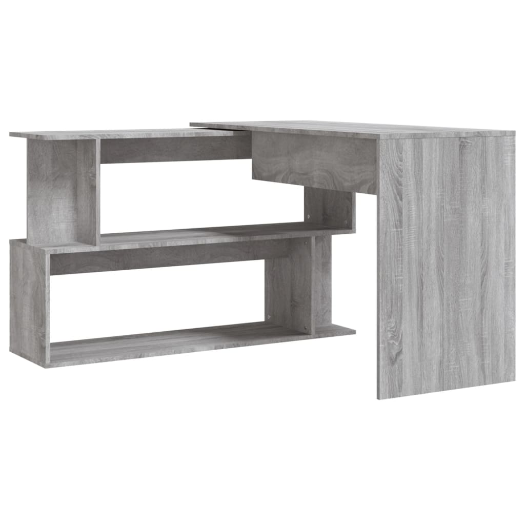 Eckschreibtisch Weiß 200x50x76 cm Holzwerkstoff