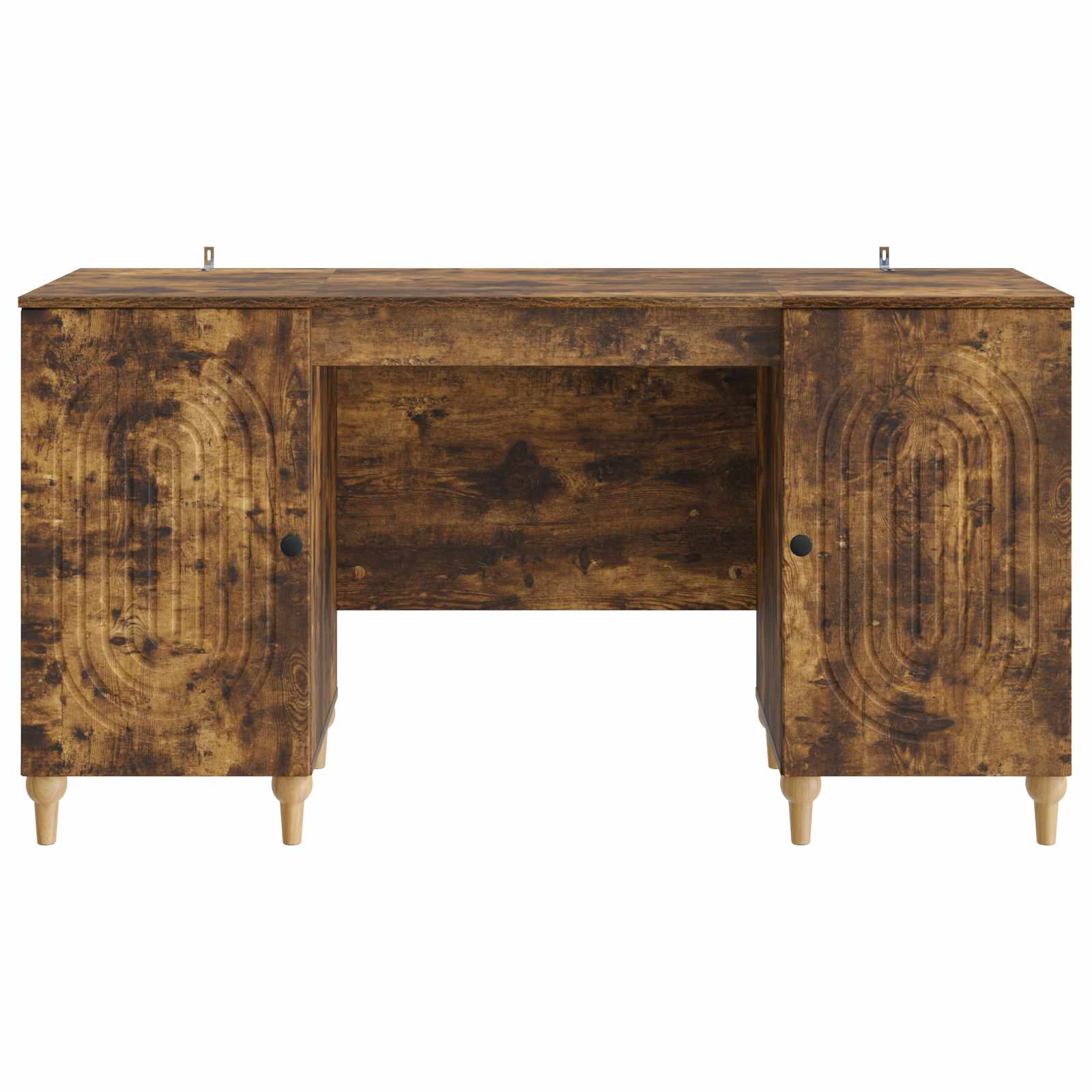 Schreibtisch mit Regal Schwarz 142,5 x 50 x 75 cm Holzwerkstoff