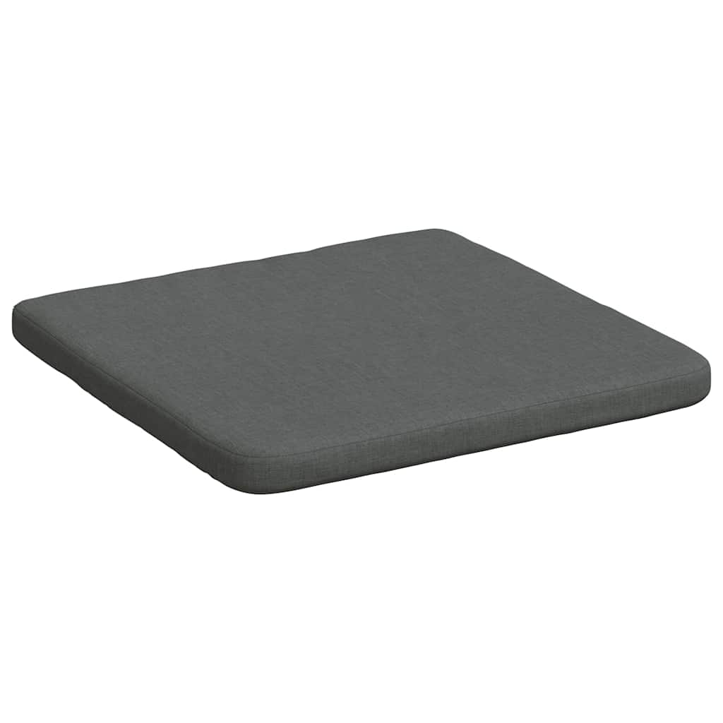 Sitzkissen 4 pcs Hellgrau 40 x 40 x 3 cm Stoff