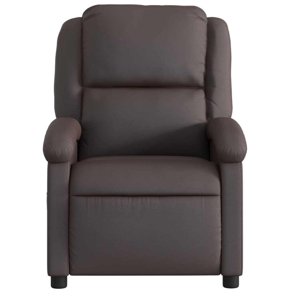 Relaxsessel Echtleder Schwarz