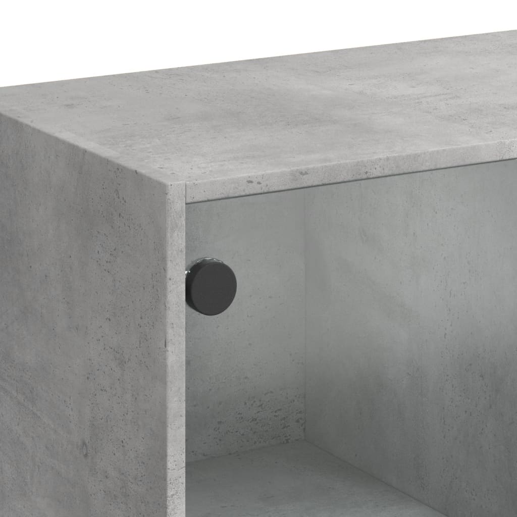 Bücherschrank mit Türen Weiß 136x37x142 cm Holzwerkstoff