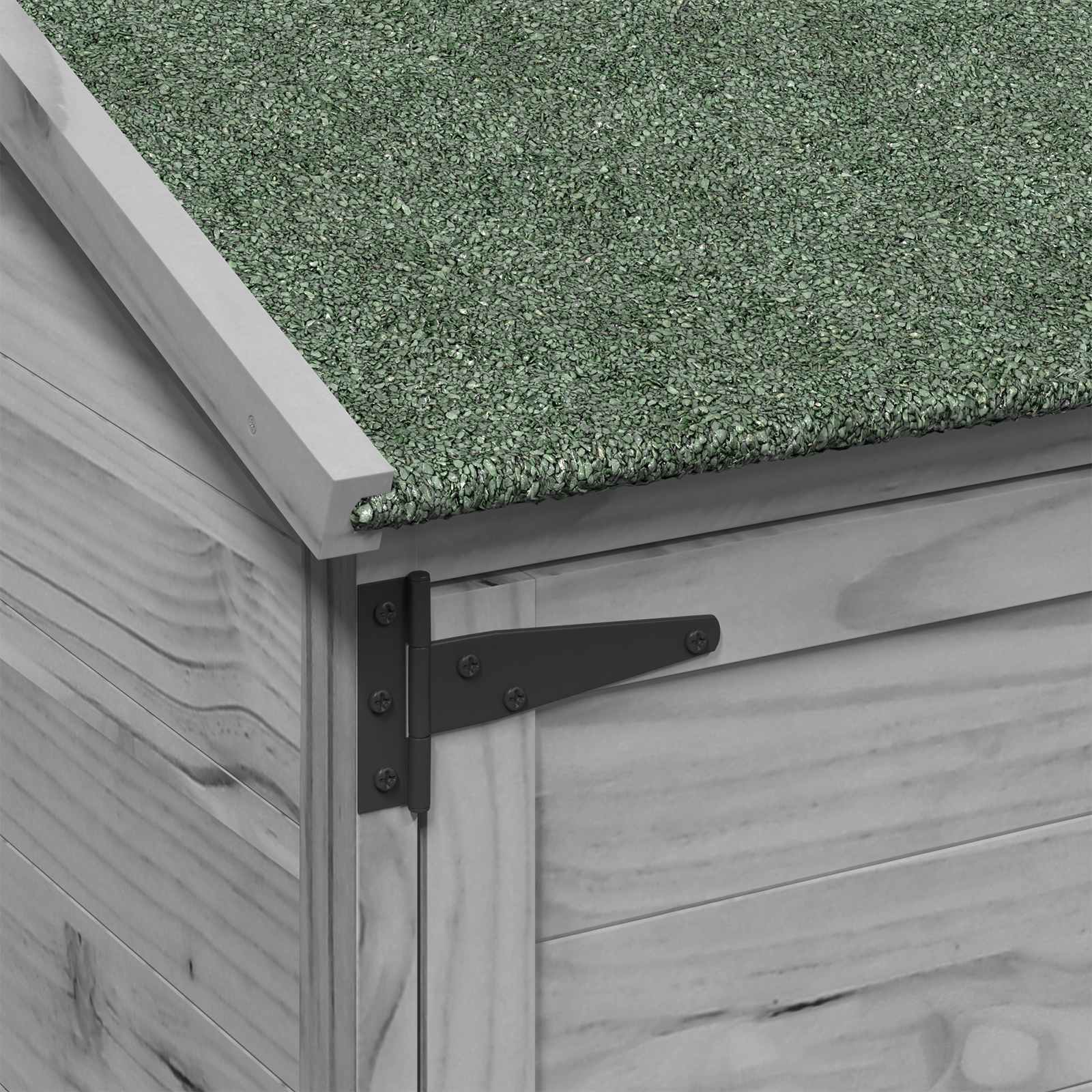 Gartenschuppen Natur 59 x 56 x 113,5 cm Massivholz aus Fichte