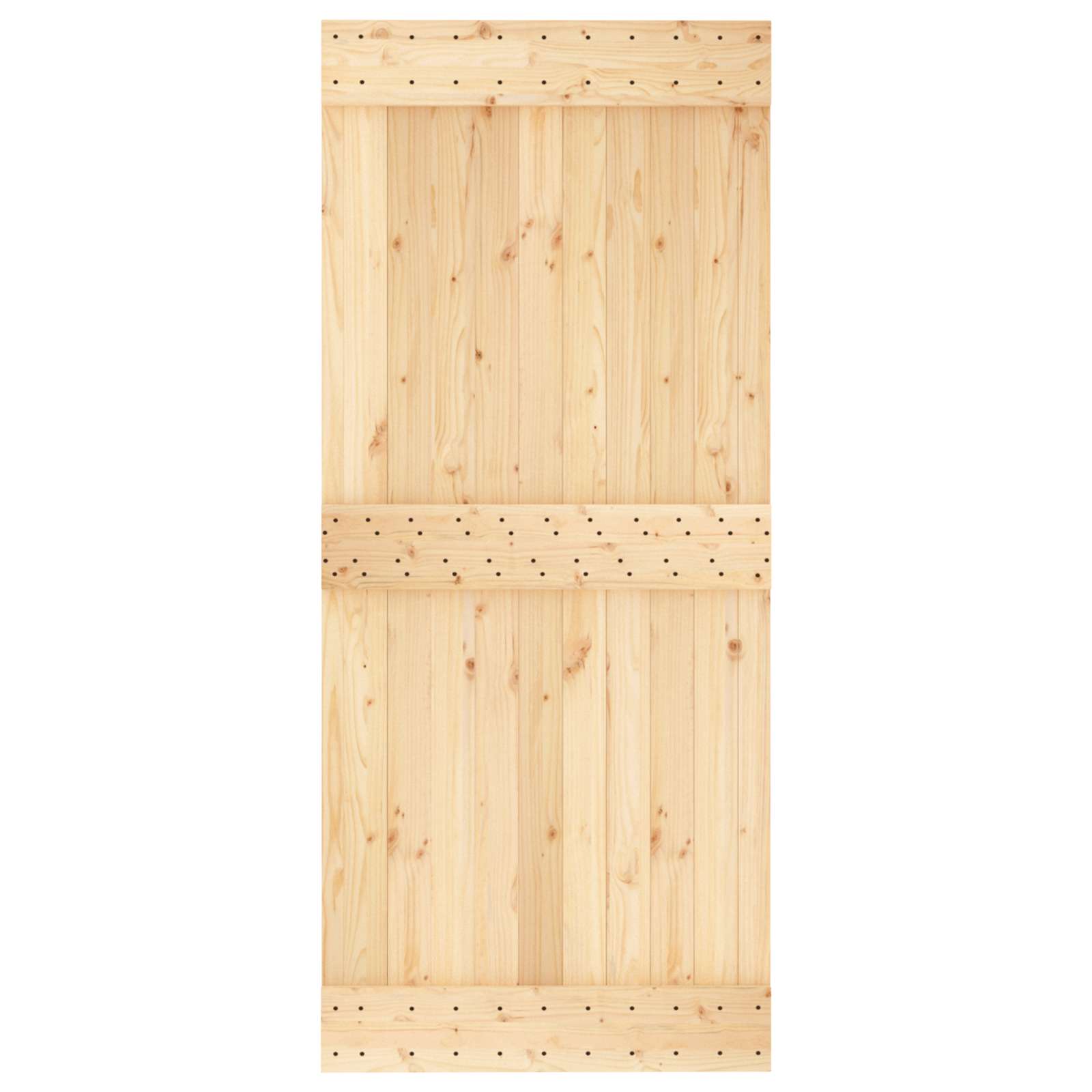 Tür NARVIK Natur 80 x 210 cm Massivkiefer
