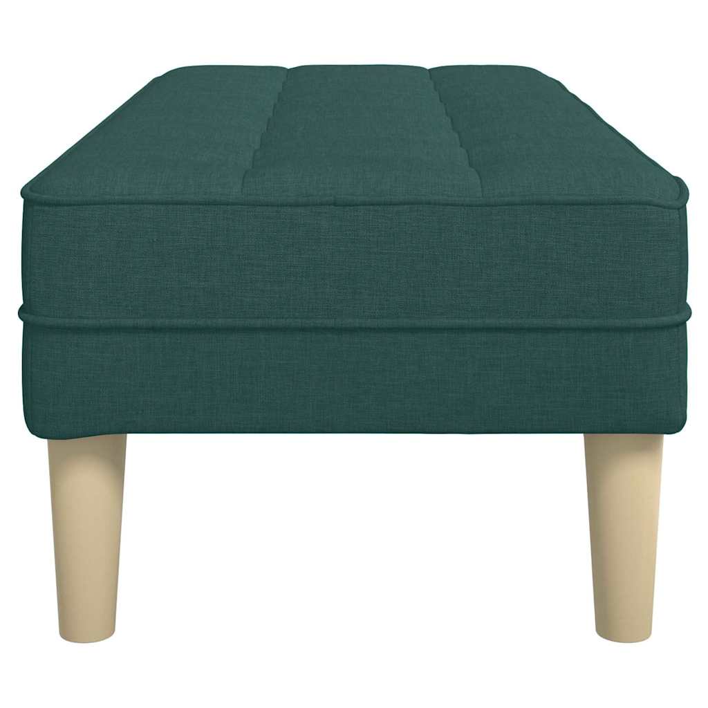 Bank mit Kissen Hellgrau 113 x 57 x 39 cm Stoff
