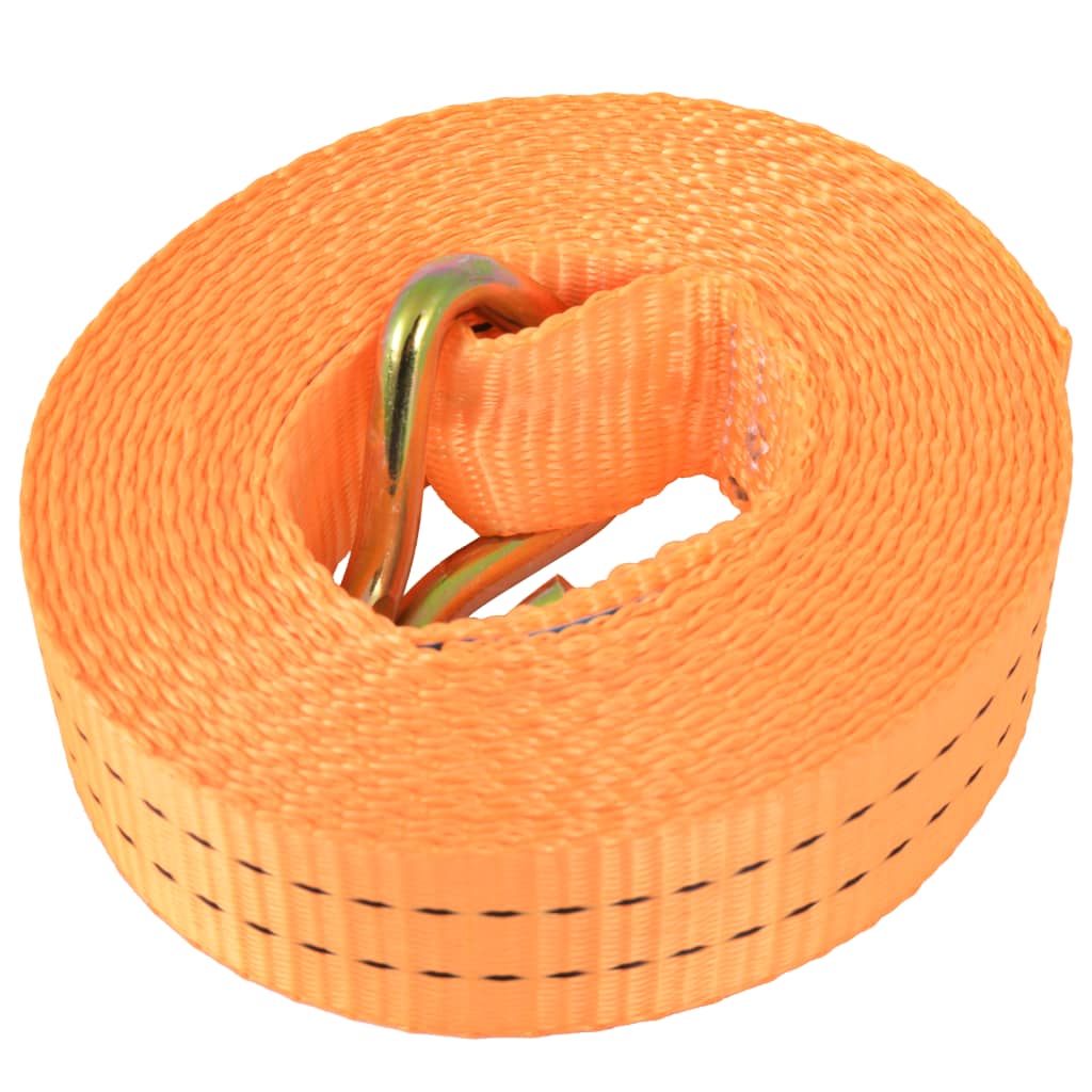 Ratschen-Spanngurte 4 Stk. 0,8 Tonnen 6m×25mm Blau