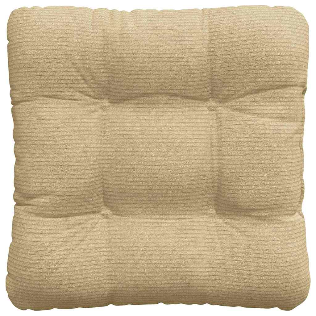 Sitzkissen 4 pcs Hellgrau 40 x 40 cm Cordstoff