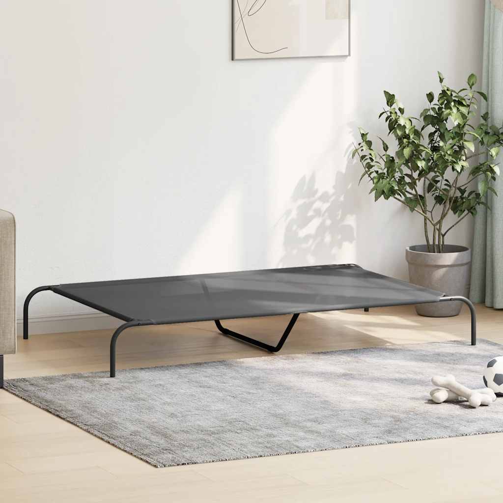 Erhöhtes Hundebett Schwarz S Textilene