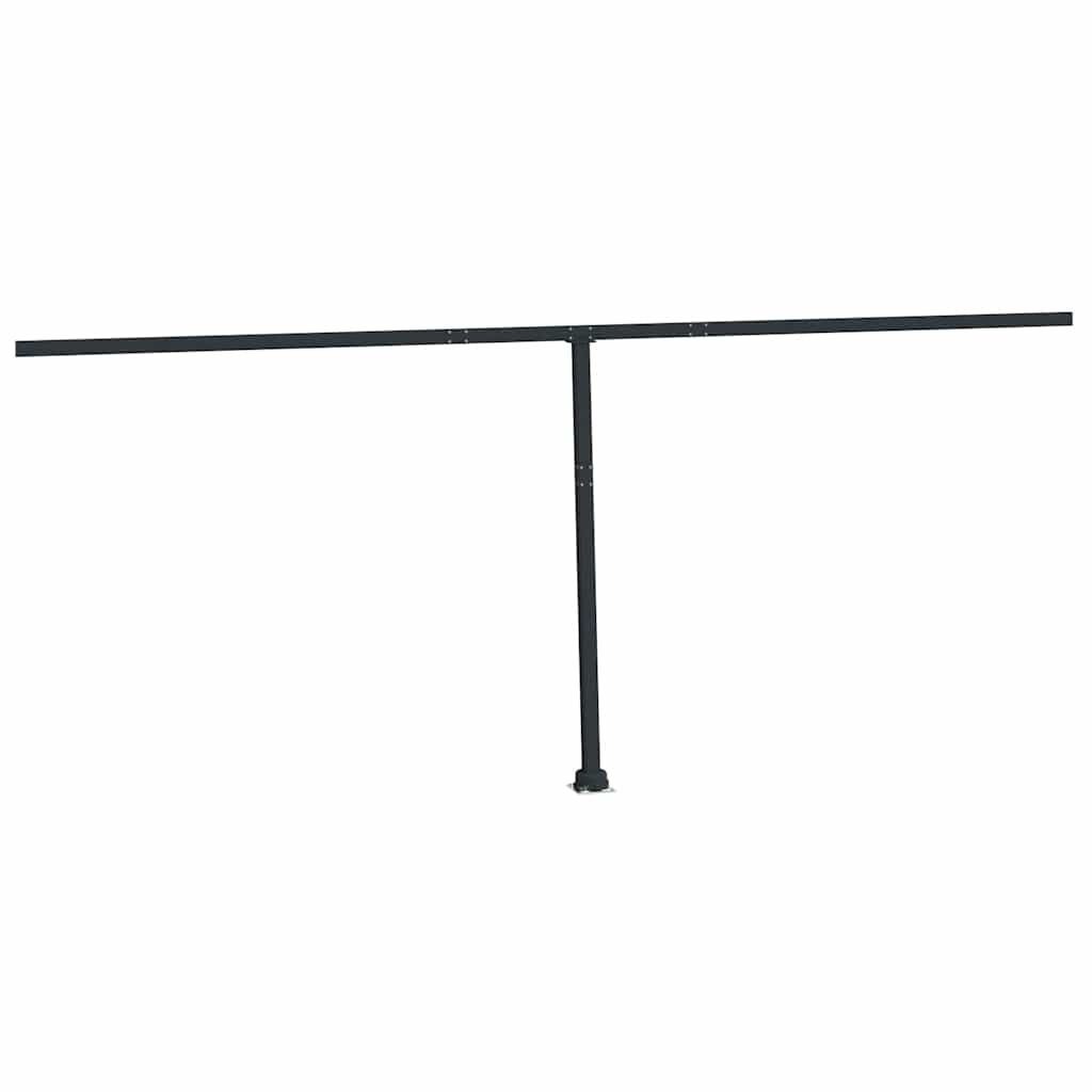 Stützen für Markisen Weiß 300x245 cm Eisen