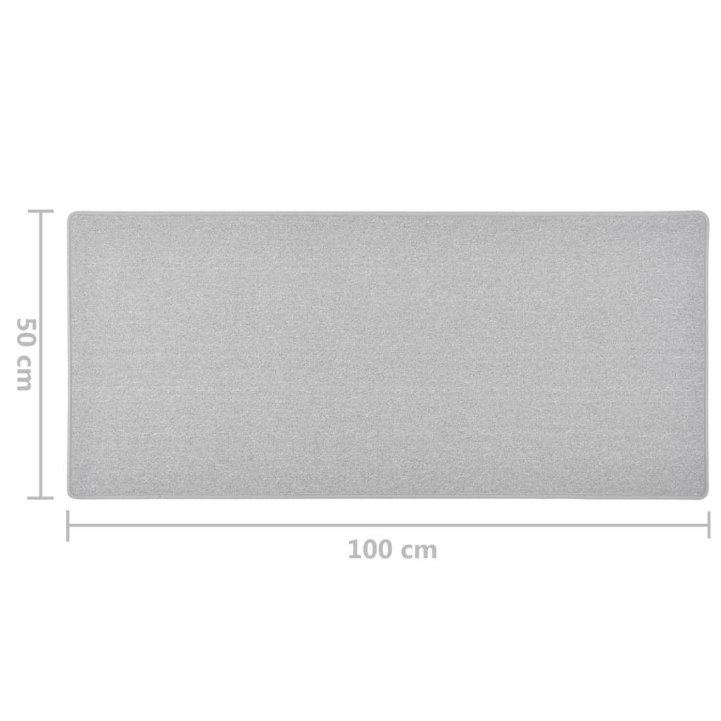 Teppichläufer Anthrazit 80 x 500 cm 100% Polypropylen