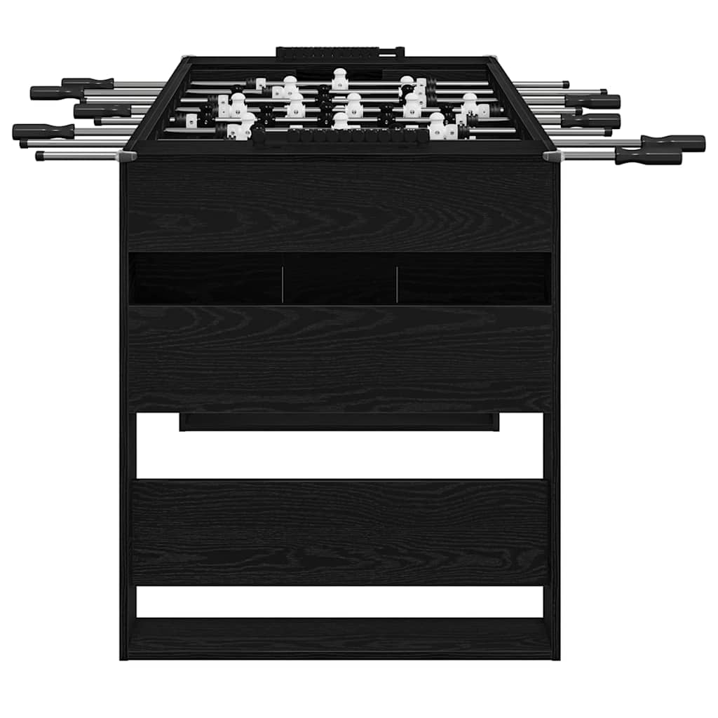 Tischfußballtisch Weiß 146,5 x 74 x 85 cm Holzwerkstoff