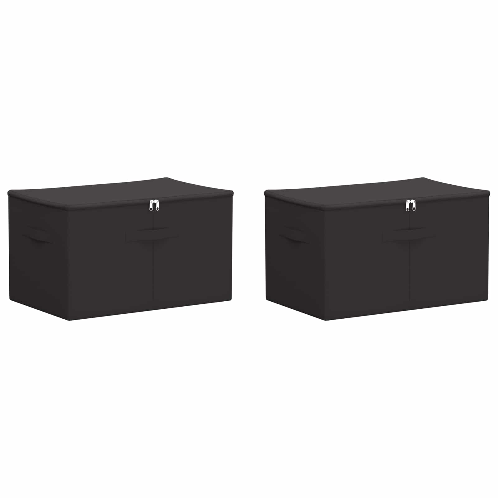 Aufbewahrungsbox Stoff 50x30x25 cm Anthrazit