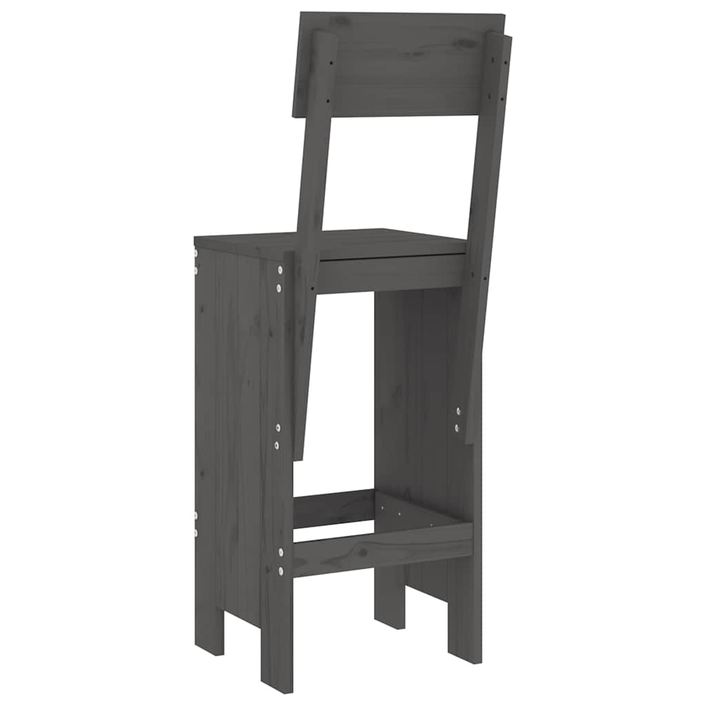 Barhocker 2 Stk. 40x42x120 cm Massivholz Kiefer