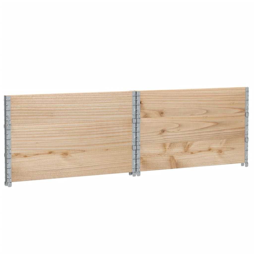 Pflanzkasten Grau 150x100 cm Massivholz Kiefer