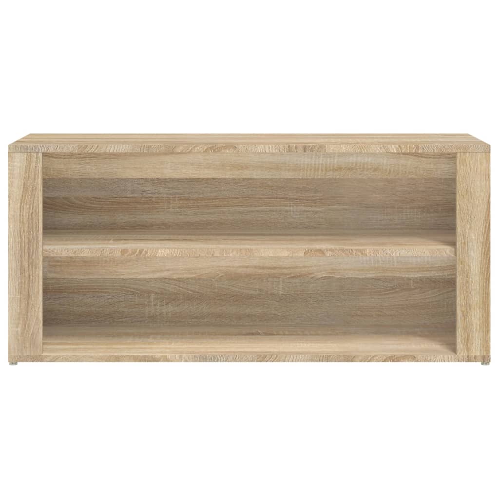 Schuhregal Weiß 100x35x45 cm Holzwerkstoff