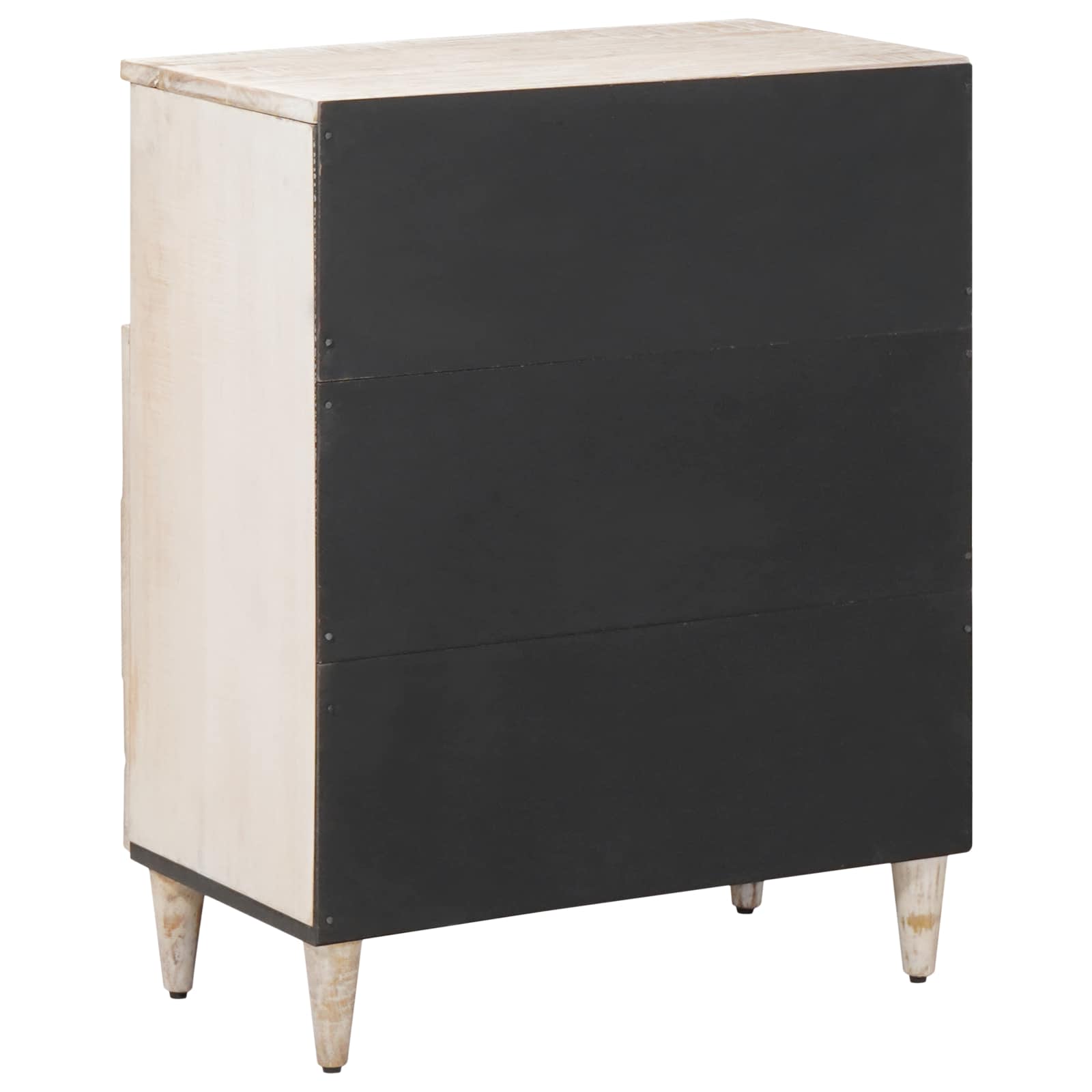 Sideboard mit Speicher Braun 60 x 33,5 x 75 cm Massivholz Mango