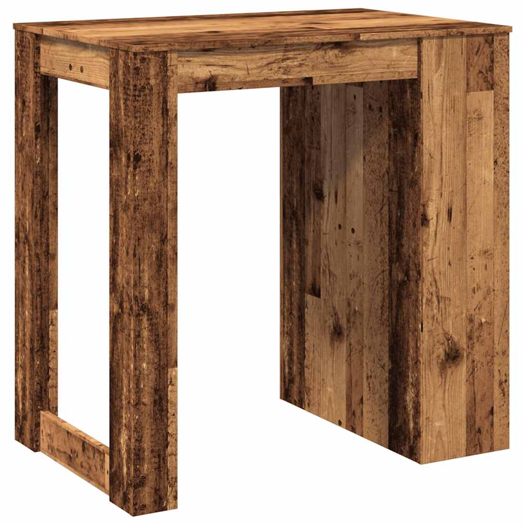 Bartisch Weiß 102x70x103,5 cm Holzwerkstoff