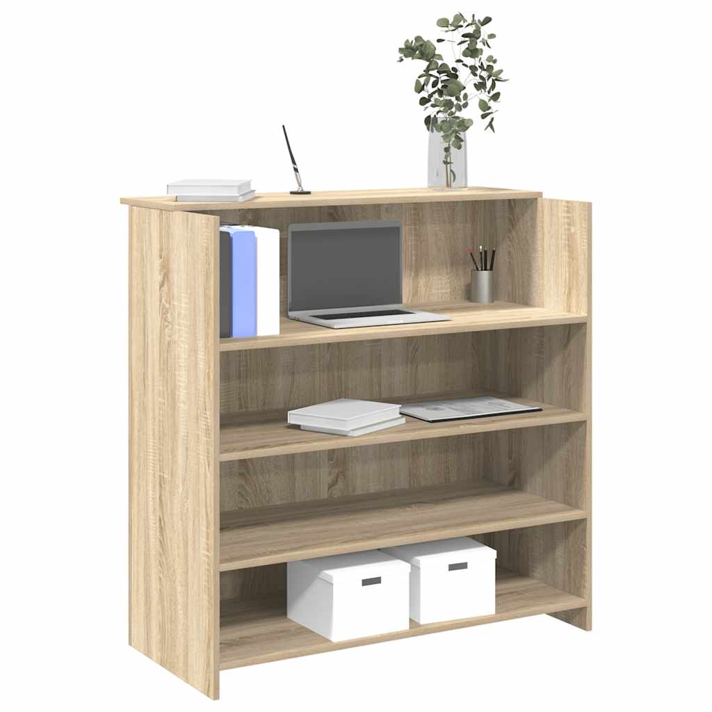 Empfangstresen Weiß 100 x 50 x 103,5 cm Holzwerkstoff
