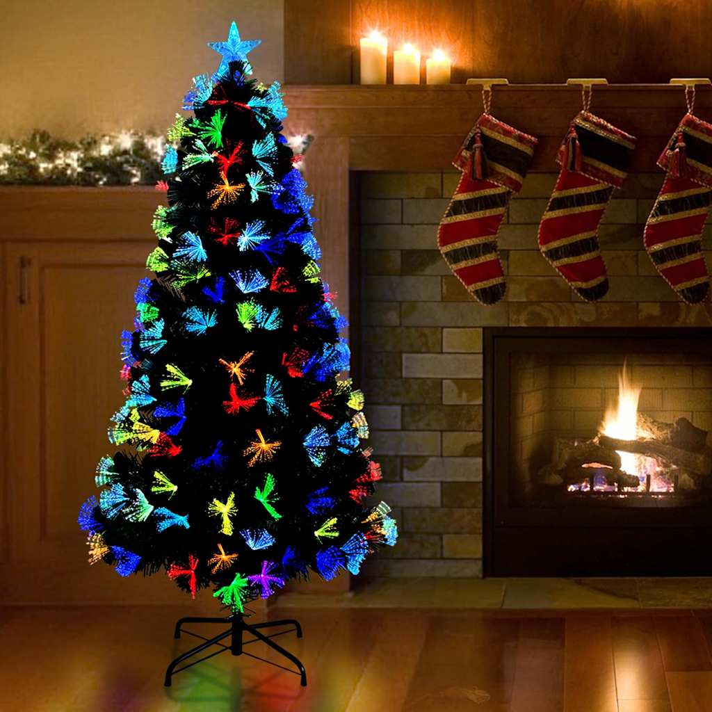 Künstlicher Weihnachtsbaum mit 50 LEDs Grün 64 cm PVC