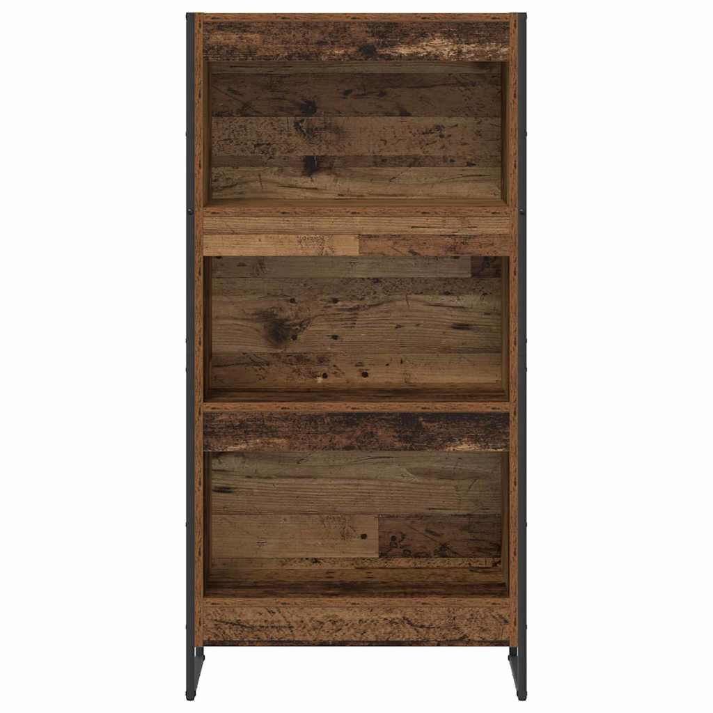 Bücherregal 2 pcs Schwarz Eichen-Optik 60 x 30 x 189,5 cm