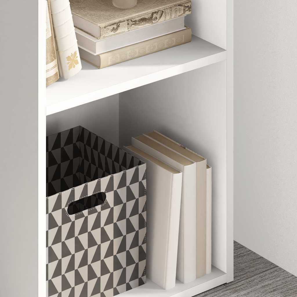 Bücherregal Weiß 80x30x189 cm Holzwerkstoff