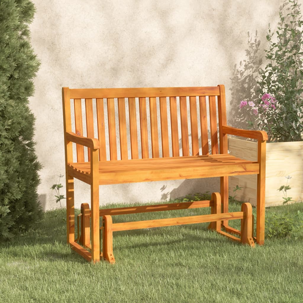 Garten Schaukeltbank Natur 110 x 59 x 97 cm Massivholz Akazie