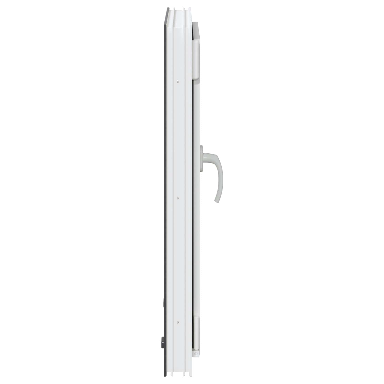 Kellerfenster RISOR 50 x 50 cm PVC und Glas Weiß