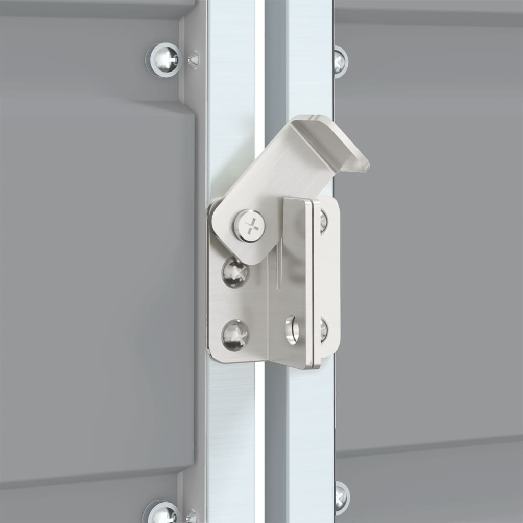 Mülltonnenbox für 1 Tonne Grün 72x81x115 cm Stahl