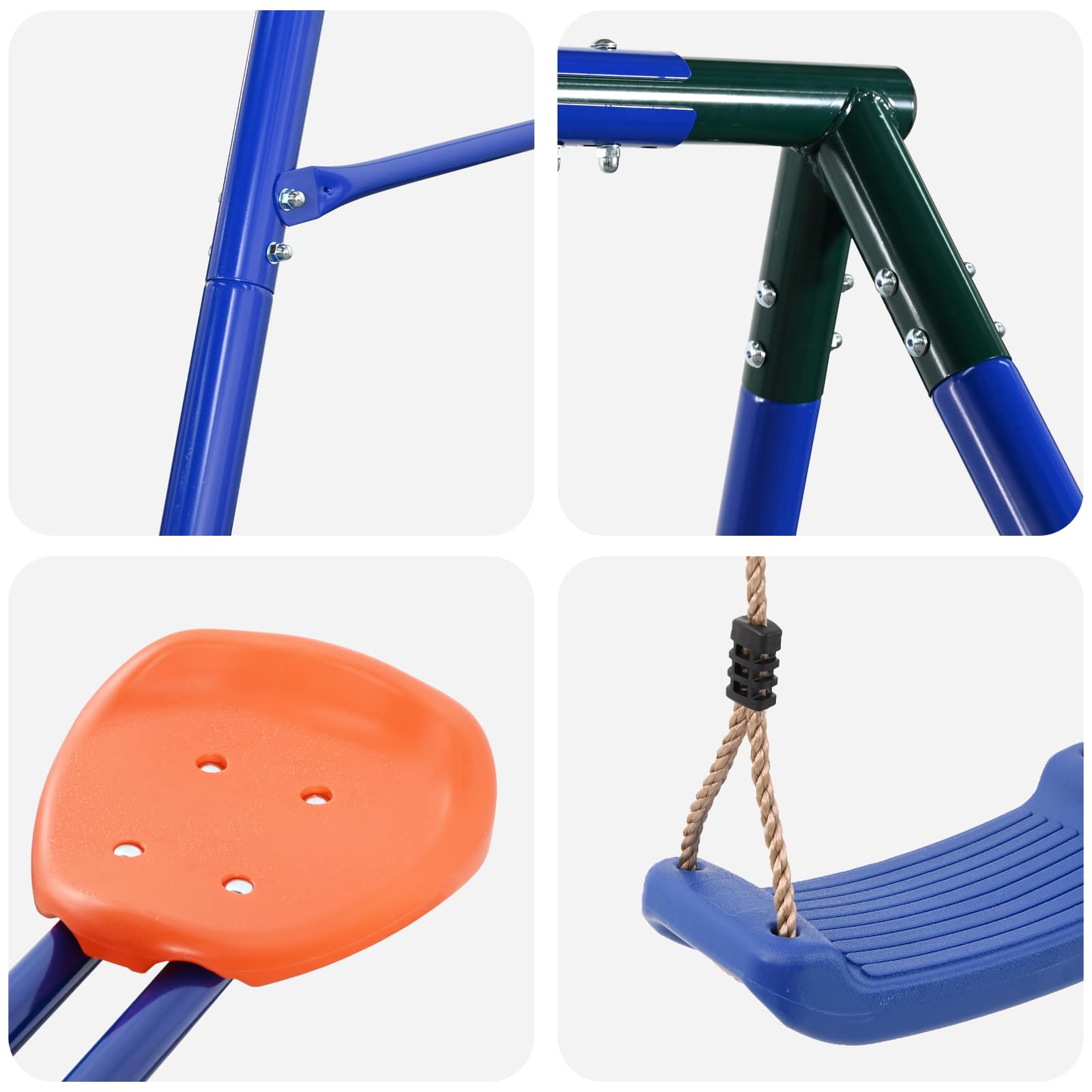 Schaukel-Set mit 2 Schaukelsitzen