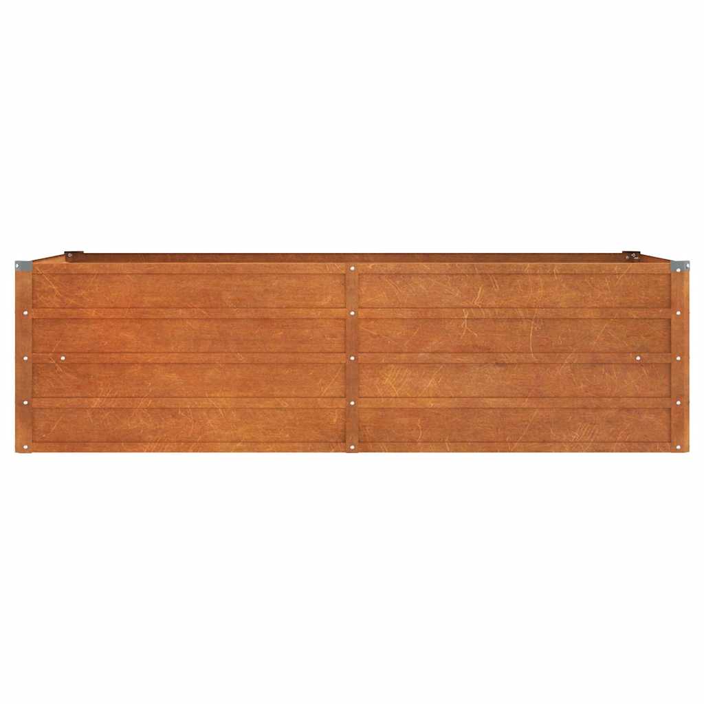 Hochbeet Rostig 100x100x77 cm Cortenstahl