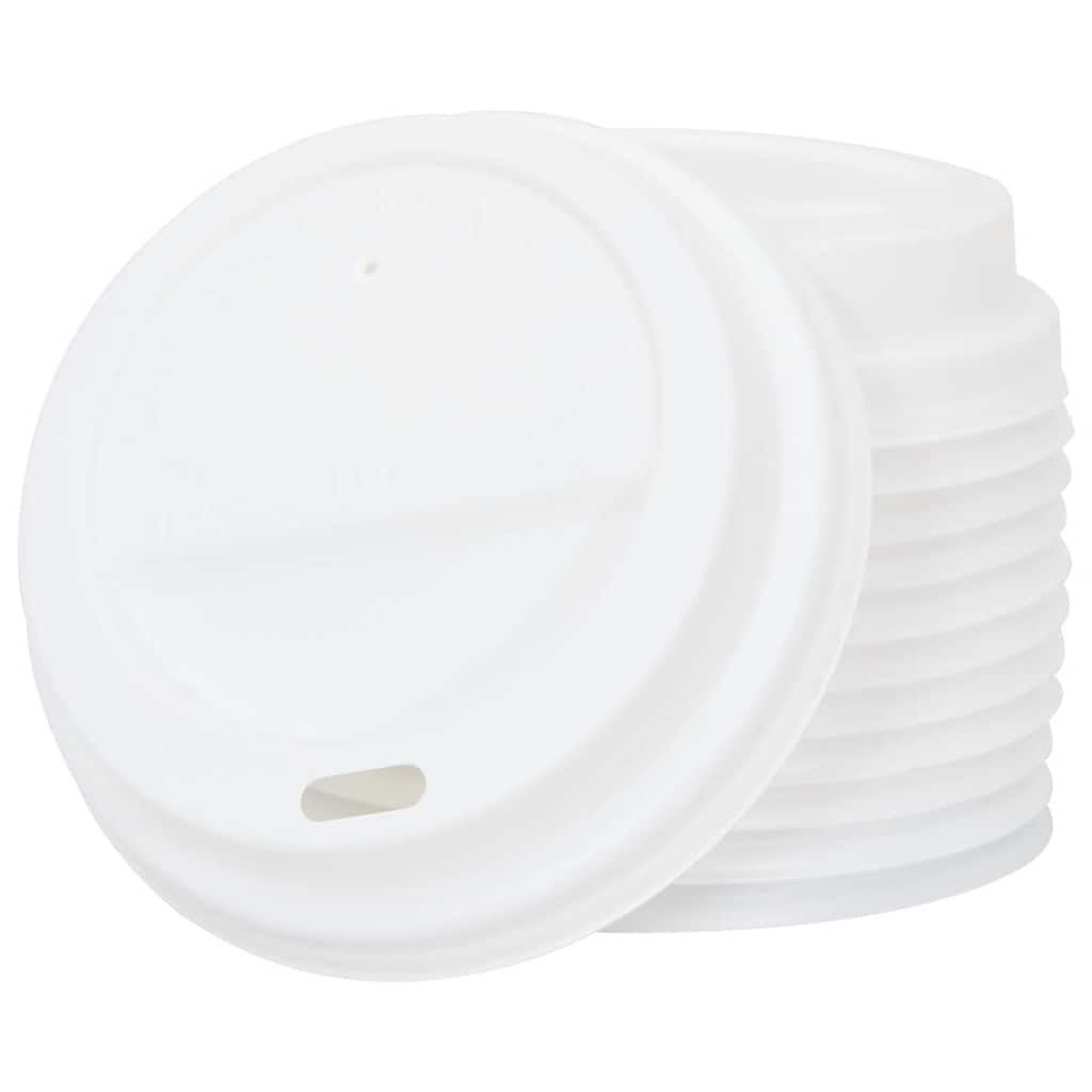 Deckel für Pappbecher Ø60 mm 4oz 1000 Stk. Weiß Kunststoff