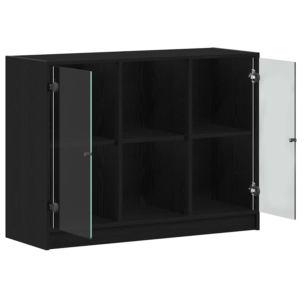 Bücherschrank mit Türen Weiß 204x37x75 cm Holzwerkstoff