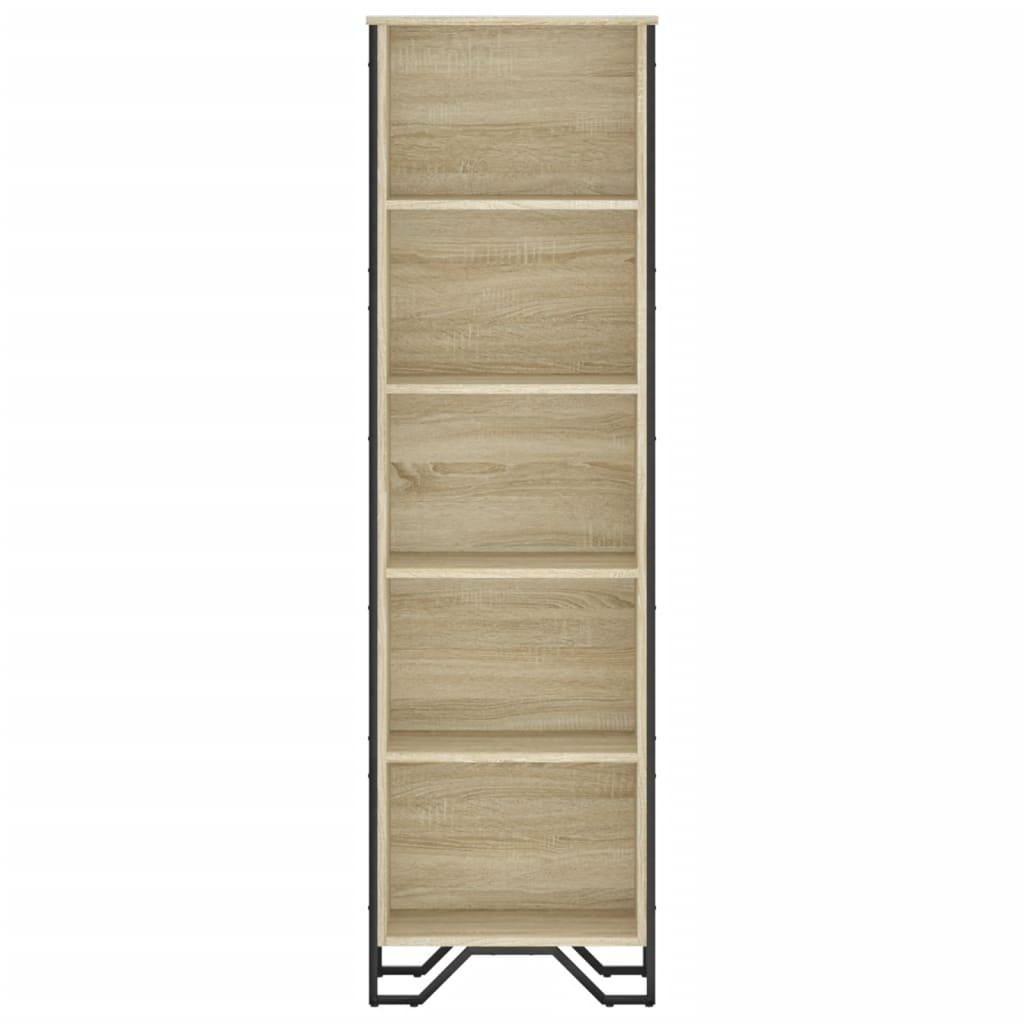 Bücherregal Schwarz 80x31x169 cm Holzwerkstoff