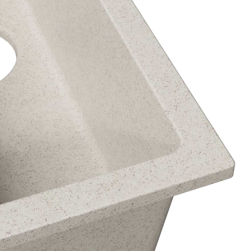 Küchenspüle Schwarz 54 x 44 x 20 cm Granit