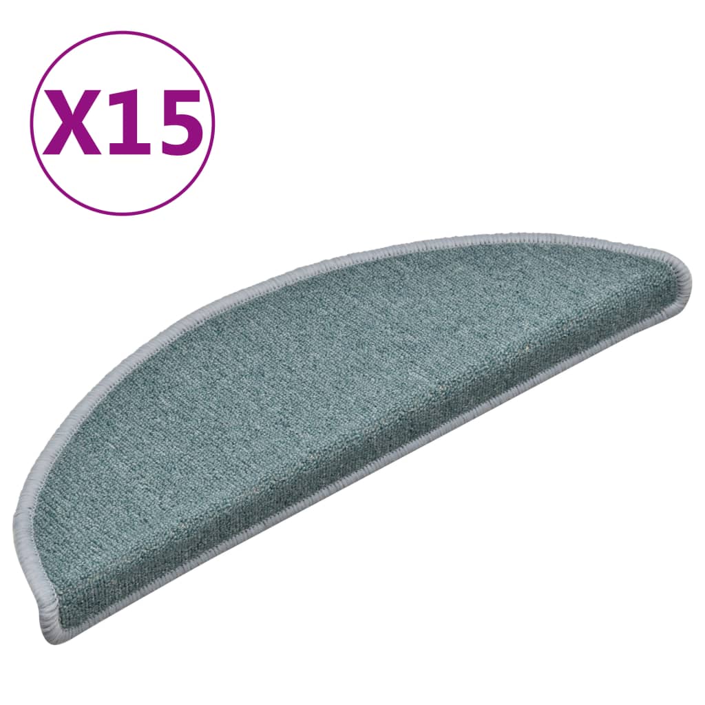 Stufenmatten 15 Stk. 56x17x3 cm Anthrazit Halbrund