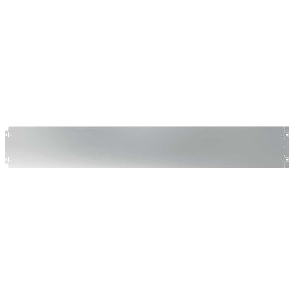 Raseneinfassung 10 pcs 10 x 103 cm Wetterfeststahl Rostig
