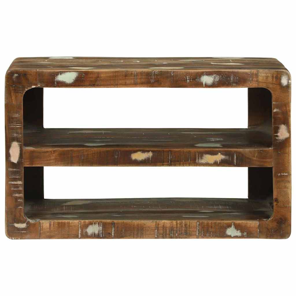 TV-Schränk mit Regal Braun 60 x 32 x 36 cm Massivholz Mango