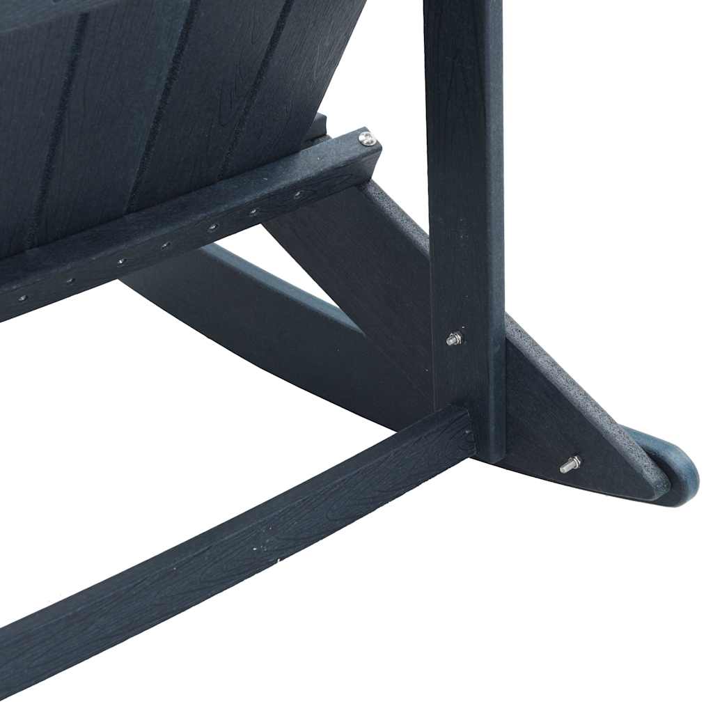 Adirondack-Schaukelstuhl Weiß 92 x 73,5 x 92 cm HDPE
