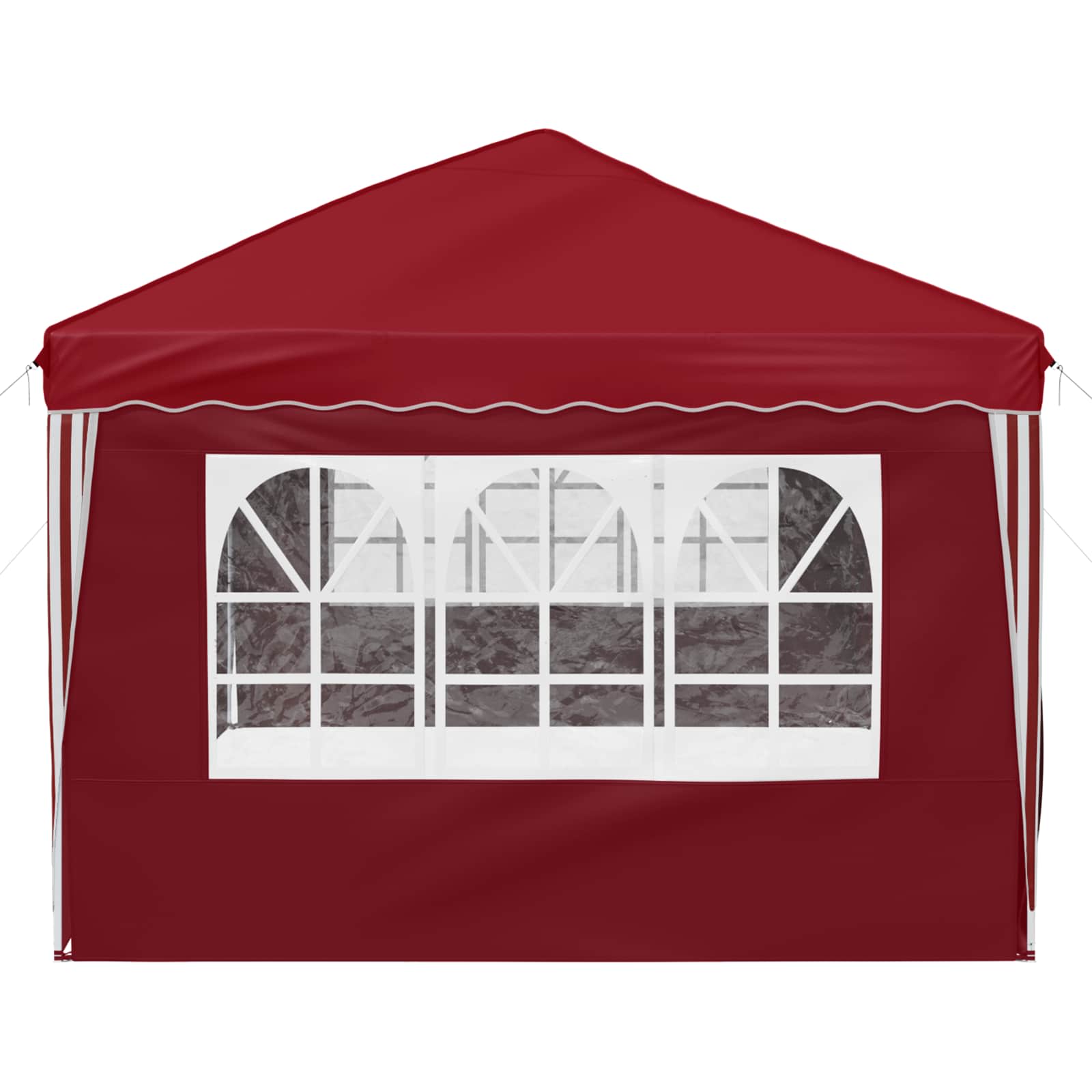 Pop-up Partyzelt 575 x 290 x 245 cm Creme