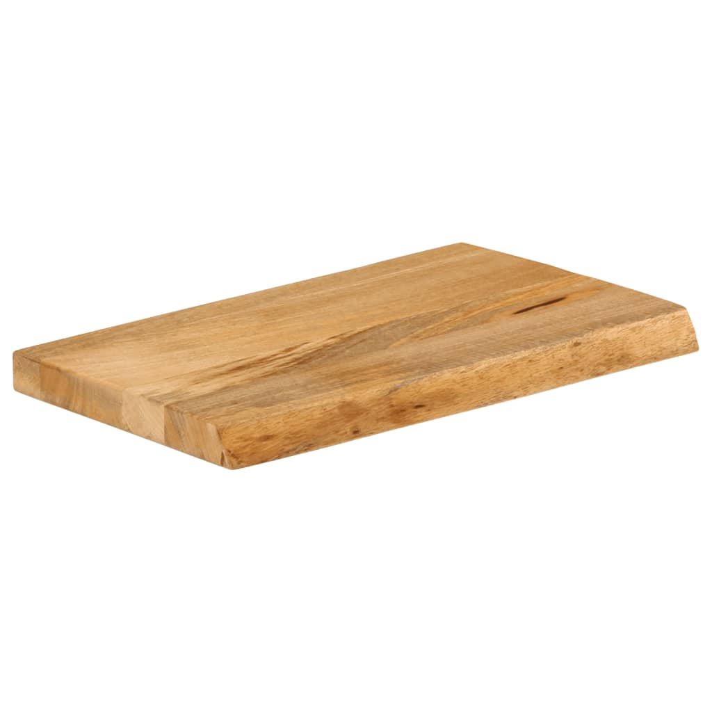 Wandregal 40x20x2,5 cm Rechteckig Massivholz Akazie Baumkante